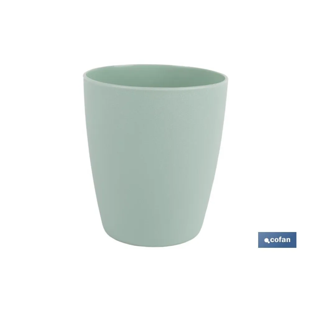 VASO DE AGUA VERDE AGUA MODELO NARA 400ml (PACK: 6 UDS) - Almacén de Ferretería Acor
