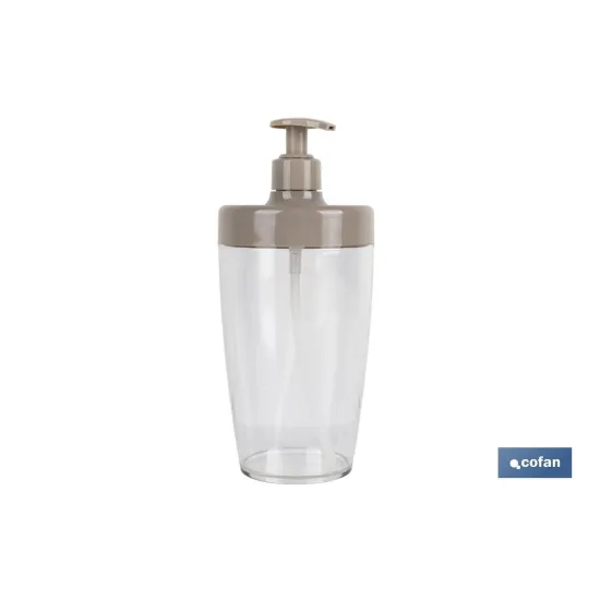 DOSIFICADOR DE JABON COLOR PIEDRA  870 ml venta unitaria (PACK: 1 UDS) - Almacén de Ferretería Acor