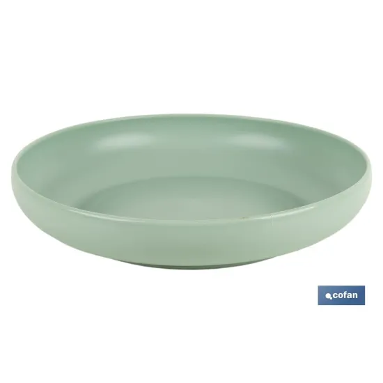 PLATO VERDE AGUA 20cm MODELO NARA 850ml (venta unitaria) (PACK: 1 UDS) - Almacén de Ferretería Acor
