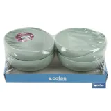 CUENCO VERDE AGUA 16cm MODELO NARA 800ml (PACK: 6 UDS) - Almacén de Ferretería Acor