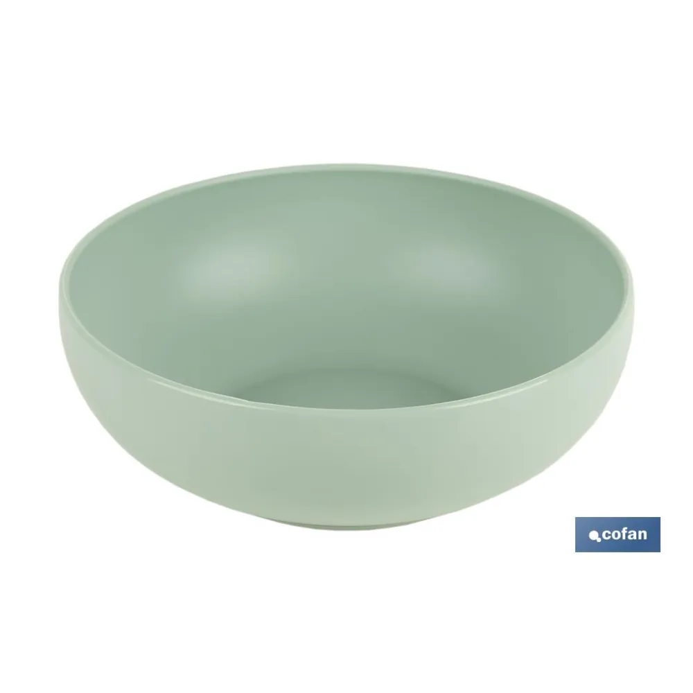 CUENCO VERDE AGUA 16cm MODELO NARA 800ml (venta unitaria) (PACK: 1 UDS) - Almacén de Ferretería Acor