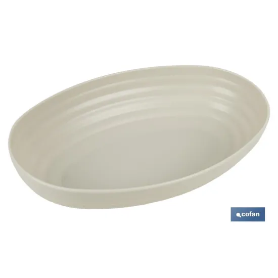 FUENTE OVALADA BEIS 24X16X5.5cm MODELO NARA 1080ml (PACK: 6 UDS) - Almacén de Ferretería Acor
