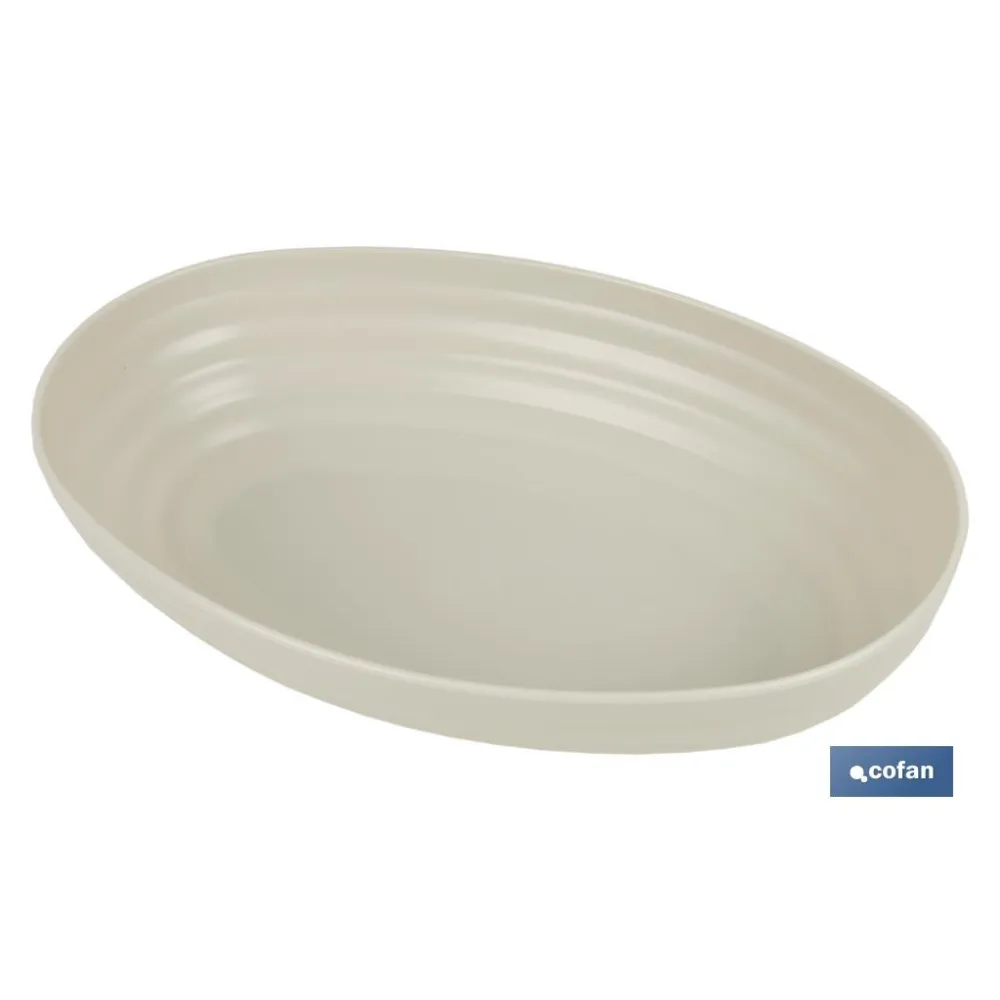 FUENTE OVALADA VERDE AGUA 24X16X5.5cm MODELO NARA 1080ml venta unitaria (PACK: 1 UDS) - Almacén de Ferretería Acor
