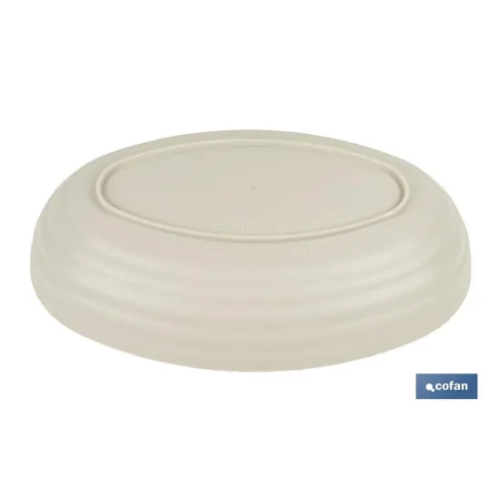 FUENTE OVALADA VERDE AGUA 24X16X5.5cm MODELO NARA 1080ml venta unitaria (PACK: 1 UDS) - Almacén de Ferretería Acor