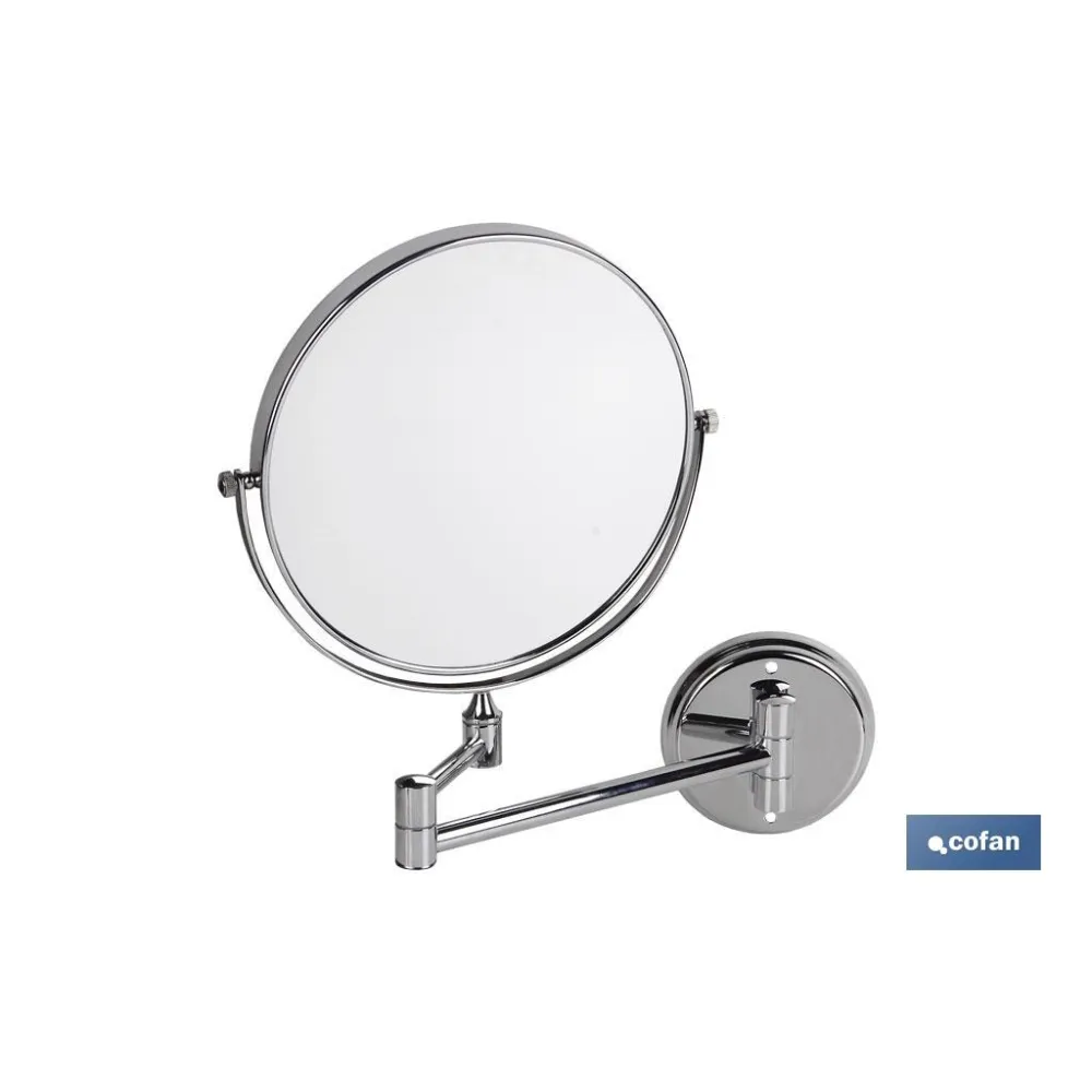 ESPEJO REDONDO BAÑO AUMENTO 3x GAMA LAGOA INOX 304 (PACK: 1 UDS) - Almacén de Ferretería Acor