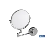ESPEJO REDONDO BAÑO AUMENTO 3x GAMA LAGOA INOX 304 (PACK: 1 UDS) - Almacén de Ferretería Acor