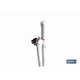 DUCHA HIGIÉNICA PARA INODORO AGUA FRÍA Y CALIENTE COLOR INOX 13 X 7,5 X 10 CM (PACK: 1 UDS) - Almacén de Ferretería Acor