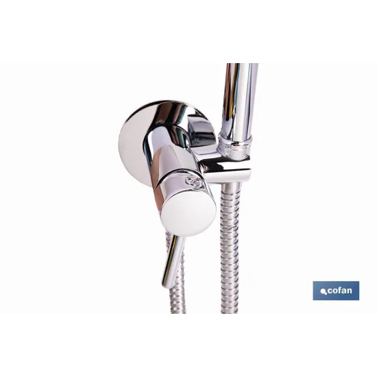 DUCHA HIGIÉNICA PARA INODORO AGUA FRÍA Y CALIENTE COLOR INOX 13 X 7,5 X 10 CM (PACK: 1 UDS) - Almacén de Ferretería Acor