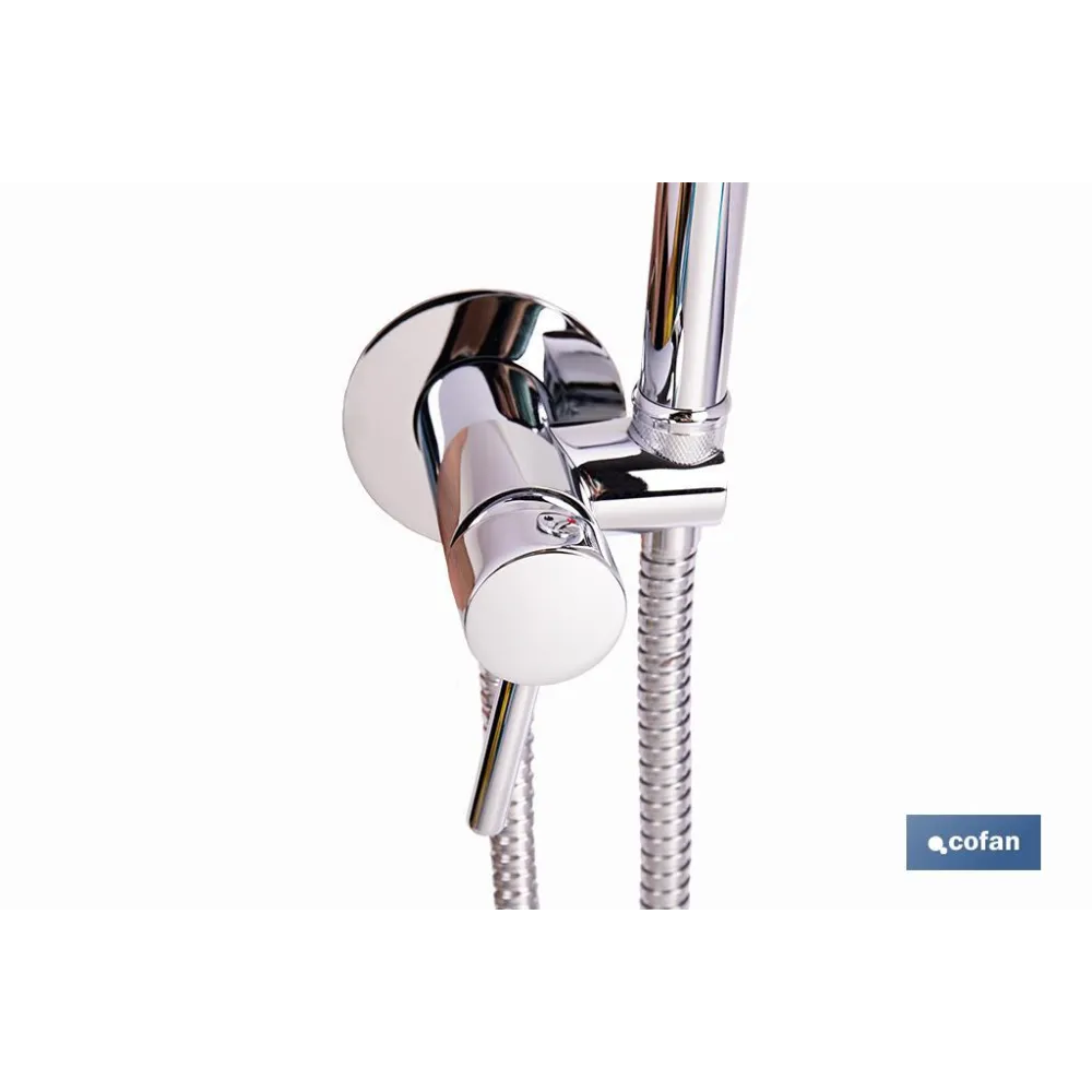DUCHA HIGIÉNICA PARA INODORO AGUA FRÍA Y CALIENTE COLOR INOX 13 X 7,5 X 10 CM (PACK: 1 UDS) - Almacén de Ferretería Acor