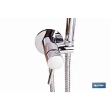 DUCHA HIGIÉNICA PARA INODORO AGUA FRÍA Y CALIENTE COLOR INOX 13 X 7,5 X 10 CM (PACK: 1 UDS) - Almacén de Ferretería Acor
