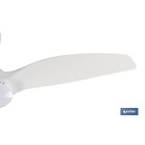 VENTILADOR DE TECHO BLANCO CON LUZ LED 132 CM 55 W