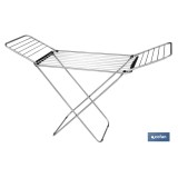 TENDEDERO SUELO CON ALAS PLEGABLES ACERO INOXIDABLE  18 m