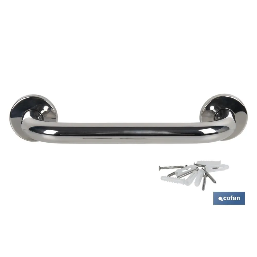 BARRA DE APOYO RECTA DE ACERO INOXIDABLE 304 (30 X 2.5 CM) (PACK: 1 UDS) - Almacén de Ferretería Acor