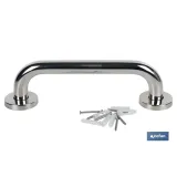 BARRA DE APOYO RECTA DE ACERO INOXIDABLE 304 (30 X 2.5 CM) (PACK: 1 UDS) - Almacén de Ferretería Acor