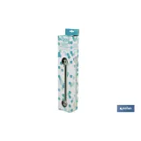 BARRA DE APOYO RECTA DE ACERO INOXIDABLE 304 (40 X 2.5 CM) (PACK: 1 UDS) - Almacén de Ferretería Acor