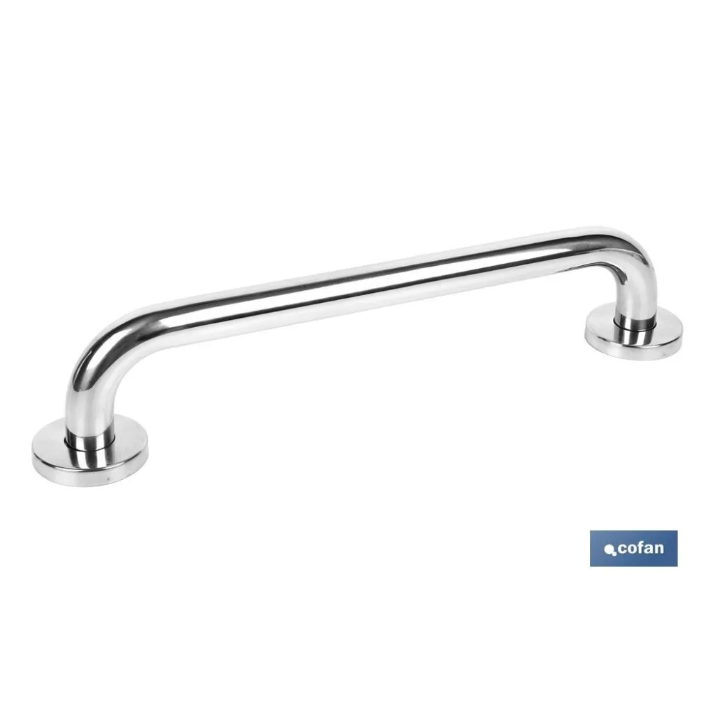 BARRA DE APOYO RECTA DE ACERO INOXIDABLE 304 (40 X 2.5 CM) (PACK: 1 UDS) - Almacén de Ferretería Acor