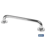 BARRA DE APOYO RECTA DE ACERO INOXIDABLE 304 (40 X 2.5 CM) (PACK: 1 UDS) - Almacén de Ferretería Acor