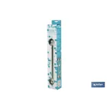 BARRA DE APOYO RECTA DE ACERO INOXIDABLE 304 (50 X 2.5 CM) (PACK: 1 UDS) - Almacén de Ferretería Acor