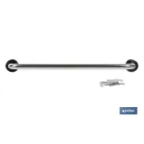 BARRA DE APOYO RECTA DE ACERO INOXIDABLE 304 (60 X 2.5 CM) (PACK: 1 UDS) - Almacén de Ferretería Acor