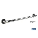BARRA DE APOYO RECTA DE ACERO INOXIDABLE 304 (60 X 2.5 CM) (PACK: 1 UDS) - Almacén de Ferretería Acor