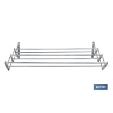 TENDEDERO EXTENSIBLE PARED ALUMINIO  4.8 m