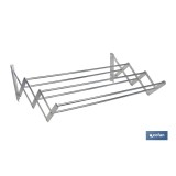 TENDEDERO EXTENSIBLE PARED ALUMINIO  4.8 m