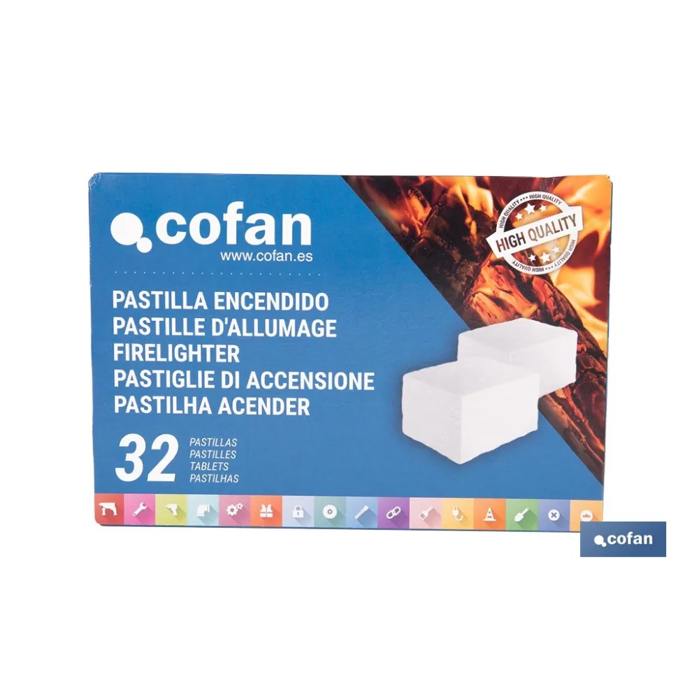 PASTILLA ENCENDIDO 32 UDS (PACK: 1 UDS) - Almacén de Ferretería Acor
