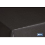 MANTEL ANTIMANCHAS RESINADO CONFECCIONADO 1,40 x 1,80mt 50% ALG 50% POL.NEGRO