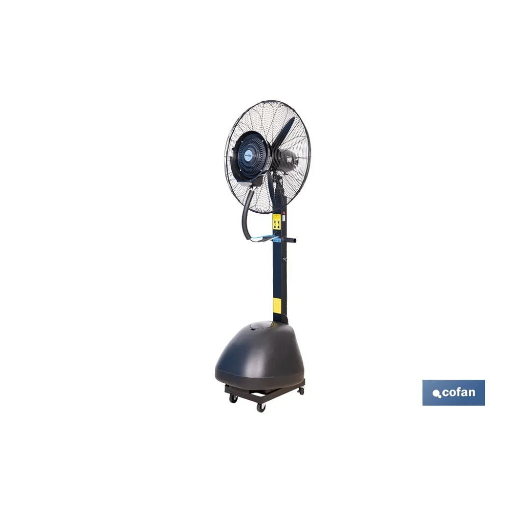 VENTILADOR INDUSTRIAL DE PIE CON NEBULIZACIÓN Y 3 VELOCIDADES Ø65 CM 260 W (PACK: 1 UDS) - Almacén de Ferretería Acor