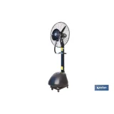 VENTILADOR INDUSTRIAL DE PIE CON NEBULIZACIÓN Y 3 VELOCIDADES Ø65 CM 260 W (PACK: 1 UDS) - Almacén de Ferretería Acor