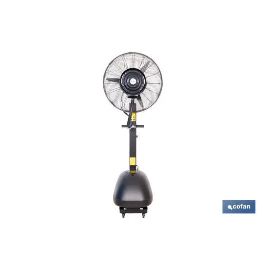 VENTILADOR INDUSTRIAL DE PIE CON NEBULIZACIÓN Y 3 VELOCIDADES Ø65 CM 260 W (PACK: 1 UDS) - Almacén de Ferretería Acor