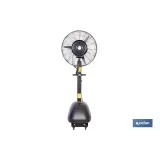 VENTILADOR INDUSTRIAL DE PIE CON NEBULIZACIÓN Y 3 VELOCIDADES Ø65 CM 260 W (PACK: 1 UDS) - Almacén de Ferretería Acor