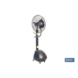 VENTILADOR INDUSTRIAL DE PIE CON NEBULIZACIÓN Y 3 VELOCIDADES Ø65 CM 260 W (PACK: 1 UDS) - Almacén de Ferretería Acor