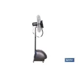 VENTILADOR INDUSTRIAL DE PIE CON NEBULIZACIÓN Y 3 VELOCIDADES Ø65 CM 260 W (PACK: 1 UDS) - Almacén de Ferretería Acor