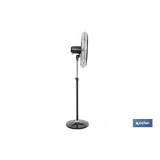 VENTILADOR INDUSTRIAL DE PIE OSCILANTE CON 3 VELOCIDADES Ø50 CM 140 W (PACK: 1 UDS) - Almacén de Ferretería Acor