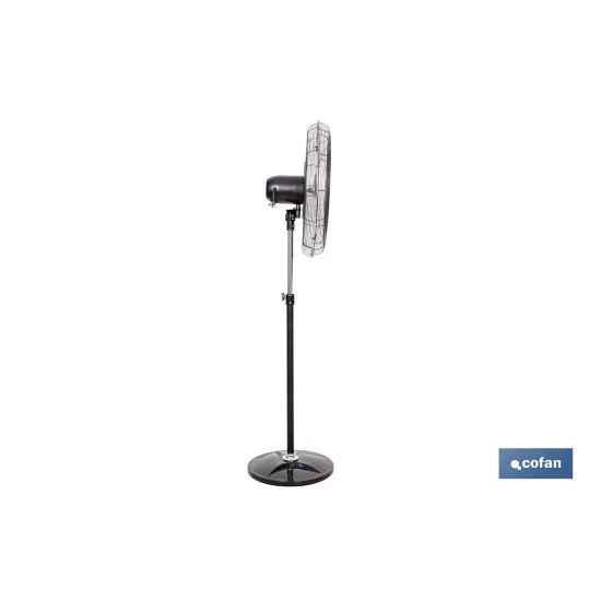 VENTILADOR INDUSTRIAL DE PIE OSCILANTE CON 3 VELOCIDADES Ø65 CM 200 W (PACK: 1 UDS) - Almacén de Ferretería Acor