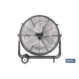 VENTILADOR INDUSTRIAL DE SUELO CON 2 VELOCIDADES Ø90 CM 300 W (PACK: 1 UDS) - Almacén de Ferretería Acor