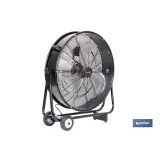 VENTILADOR INDUSTRIAL DE SUELO CON 2 VELOCIDADES Ø90 CM 300 W (PACK: 1 UDS) - Almacén de Ferretería Acor