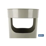 PARAGÜERO DE POLIPROPILENO DE COLOR GRIS CLARO 27 X 20,6 X 45 CM (PACK: 6 UDS) - Almacén de Ferretería Acor