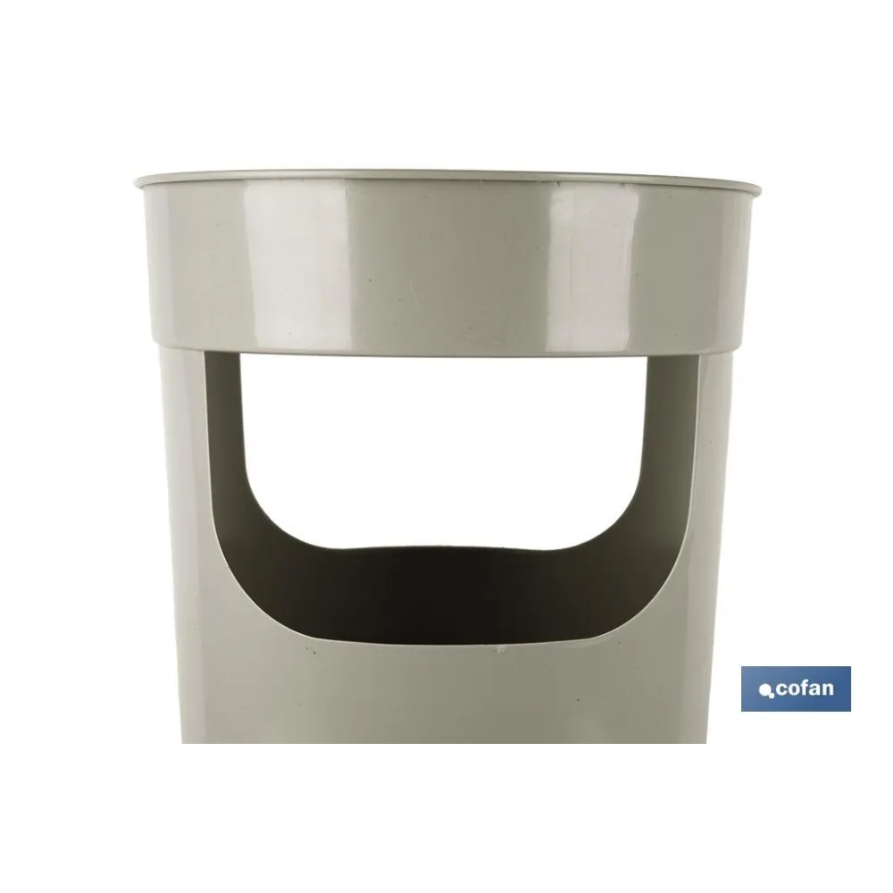PARAGÜERO DE POLIPROPILENO DE COLOR GRIS CLARO 27 X 20,6 X 45 CM venta unitaria (PACK: 1 UDS) - Almacén de Ferretería Acor
