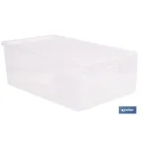 ZAPATERO APILABLE TRANSPARENTE 35,5 X 24,5 X 13,5 CM (PACK: 1 UDS) - Almacén de Ferretería Acor