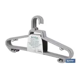 PACK DE 6 PERCHAS GRIS CLARO 38 X 18 CM (PACK: 1 UDS) - Almacén de Ferretería Acor