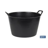 CAPAZO NEGRO RECICLADO 56 L 59,5 X 52,5 X 37 CM (PACK: 5 UDS) - Almacén de Ferretería Acor