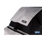 CARRO DE LA COMPRA NEGRO Y BEIGE PLEGABLE DE ALUMINIO CON 2 RUEDAS GRANDES 43 L (PACK: 1 UDS) - Almacén de Ferretería Acor
