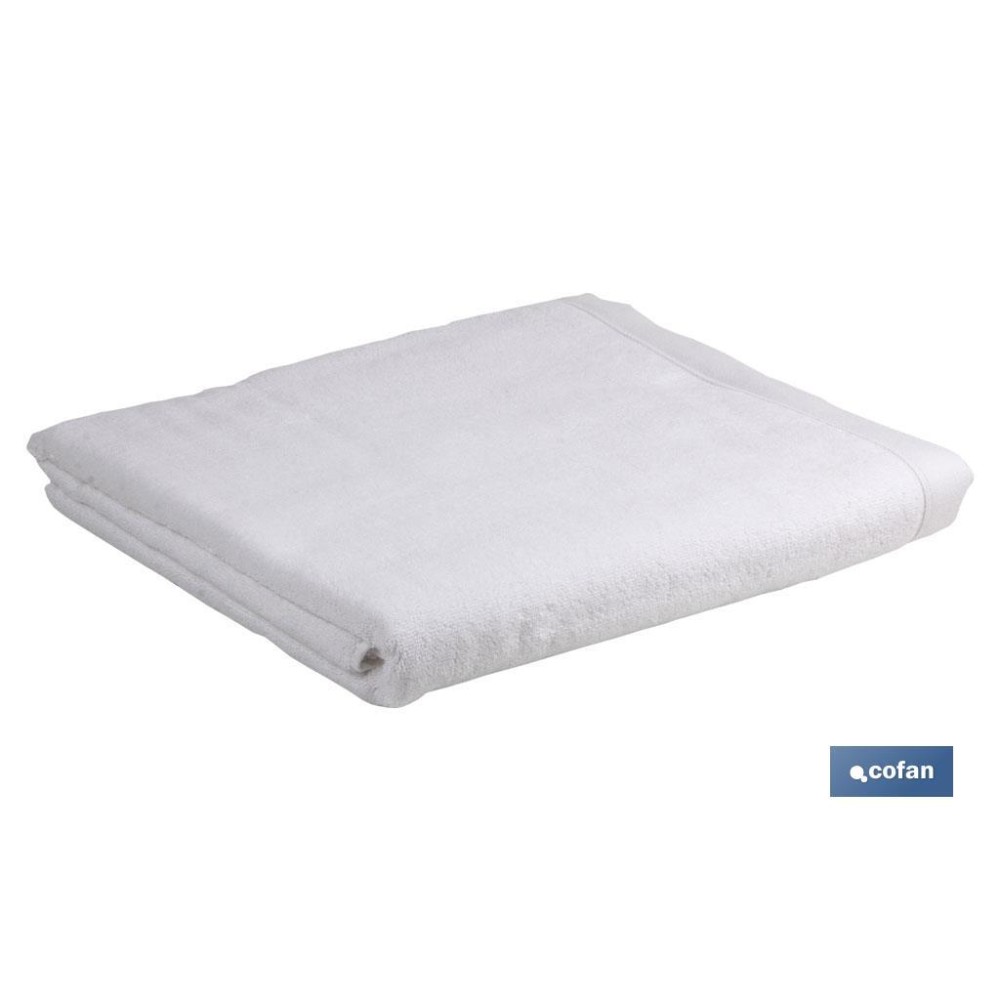TOALLA LAVABO BLANCA  GR580/M2 GAMA  PALOMA 50X100cm