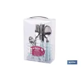 SET DE CUBIERTOS 24 PIEZAS ACERO INOXIDABLE COLOR AZUL (PACK: 1 UDS) - Almacén de Ferretería Acor