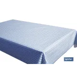ROLLO DE MANTEL ANTIMANCHAS CUADROS AZULES 1,40 X 20 M (PACK: 1 UDS) - Almacén de Ferretería Acor