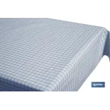 ROLLO DE MANTEL ANTIMANCHAS CUADROS AZULES 1,40 X 20 M (PACK: 1 UDS) - Almacén de Ferretería Acor