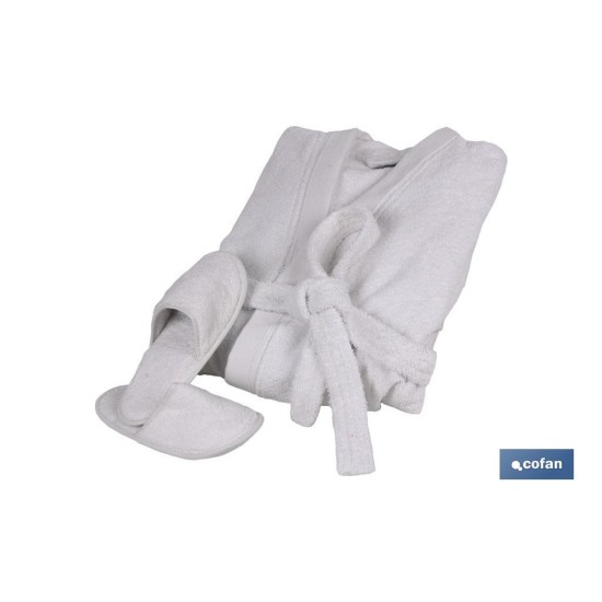 ALBORNOZ BLANCO GR.500/M2 GAMA PALOMA TALLA L