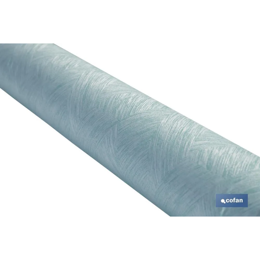ROLLO DE MANTEL ANTIMANCHAS RESINADO TURQUESA 60 % ALGODÓN, 40 % POLIÉSTER 1,40 X 20 M (PACK - Almacén de Ferretería Acor